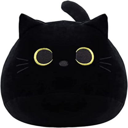 WeBingo Black Cat Plush Toy 16'', Giant Cat Stuffed Animal Plushies Pillow for Girl Boy Kid Adult, Large Big Soft Gift for Birthday Christmas Valentine's Day Home Decor 🍁 All In One Marketplace Canada