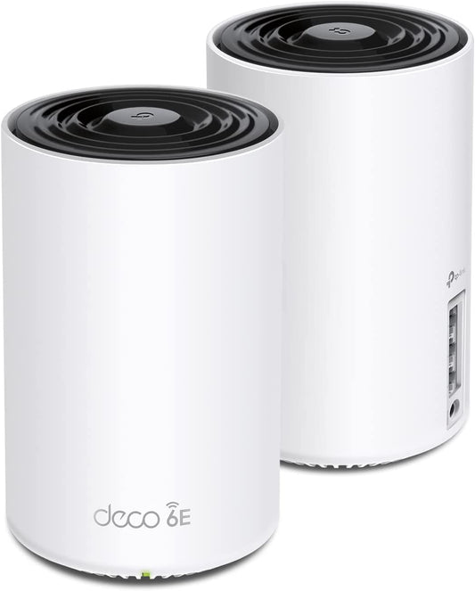 TP-Link Deco AXE5400 Tri-Band WiFi 6E Mesh System (Deco XE75) - Covers up to 5,500 Sq.Ft, Replaces WiFi Router and Extender, AI-Driven Mesh, New 6GHz Band, 2-Pack 🍁 All In One Marketplace Canada TP-Link