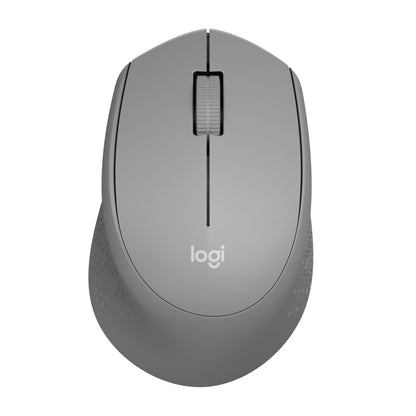 Logitech M330 Silent Plus Full Size 2.4 GHz Wireless Mouse - Grey
