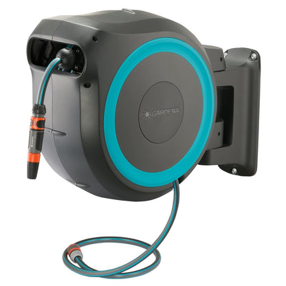 Gardena 18630-37.000.00 115 ft. Wall-Mounted Auto-Retractable Hose Reel, Frost-Proof, RollControl Technology for Safe and Slow retraction, 1/2" Hose, Made in Europe 🍁 All In One Marketplace Canada