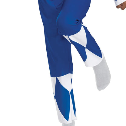 Blue Ranger Toddler Muscle Costume, Official Power Rangers Halloween Costume, Toddlers Size (2T)