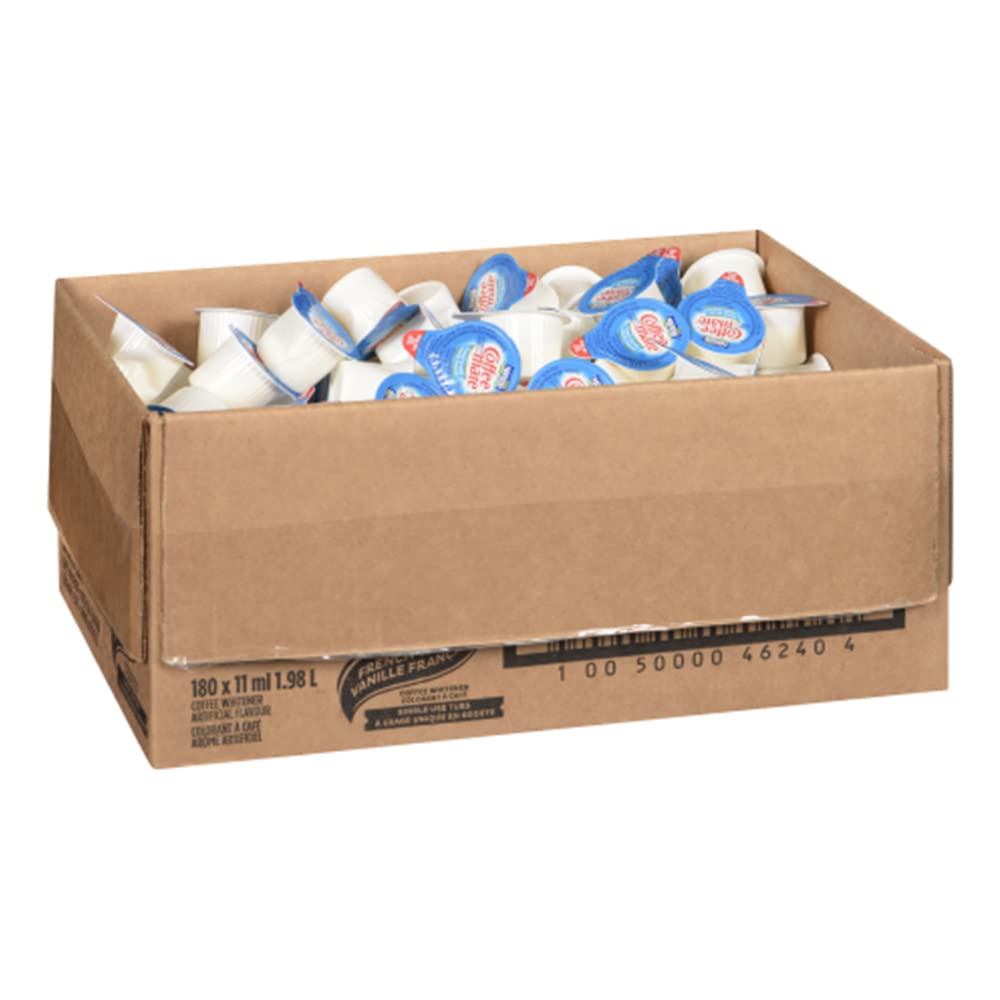 COFFEE-MATE French Vanilla Liquid Creamer – Lactose Free Single Serve Portions (180 x 11ml)