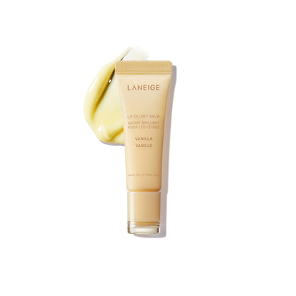 LANEIGE Lip Glowy Balm, Vanilla: Sheer Tinted Lip Moisturizer with Shea Butter, for Hydrating Shine & Soft Lips