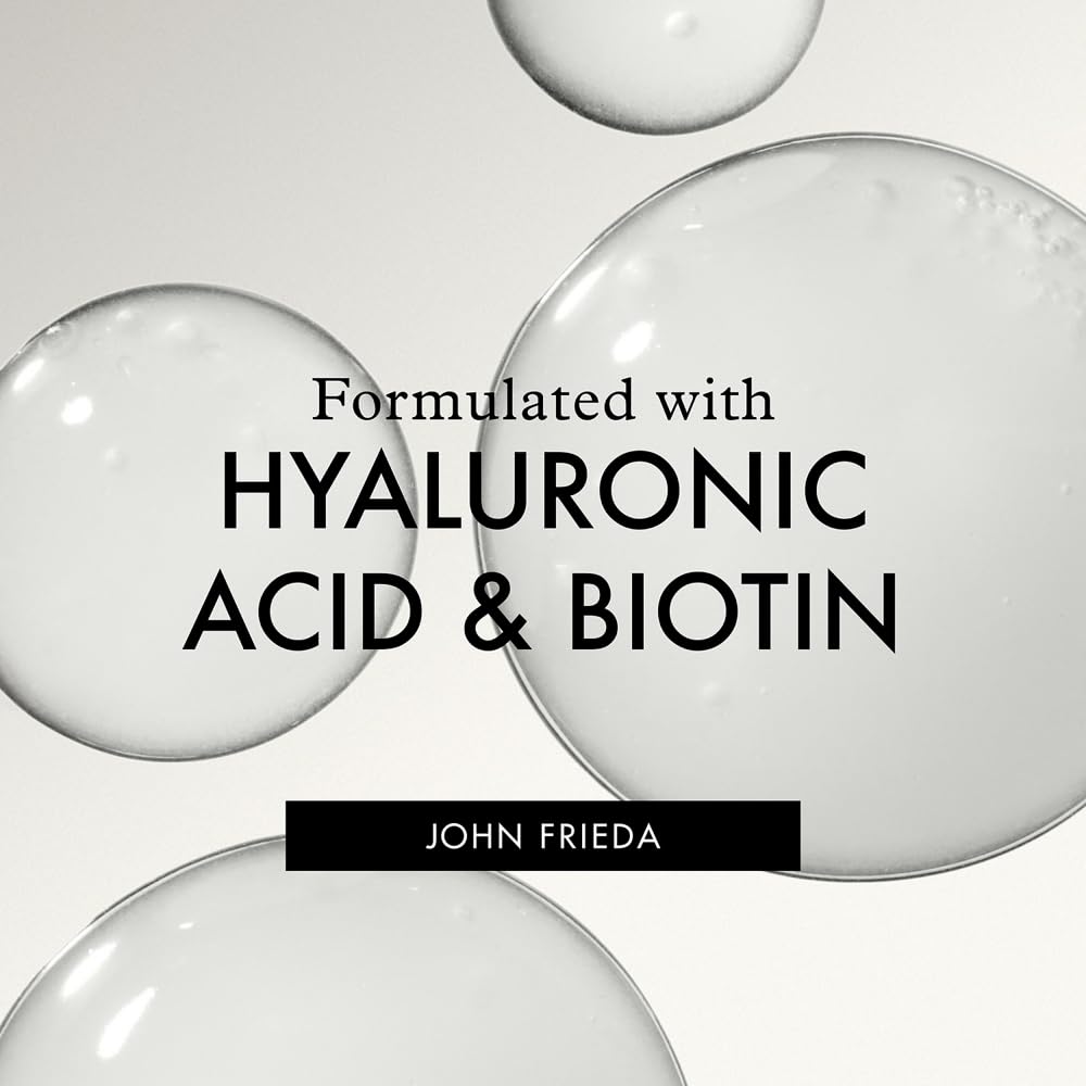 John Frieda ULTRAfiller+ Thickening Conditioner for Fine, Thin Hair | Infused wit Biotin & Hyaluronic Acid | Thicker, Fuller, Stronger hair | VALUE SIZE (725mL)