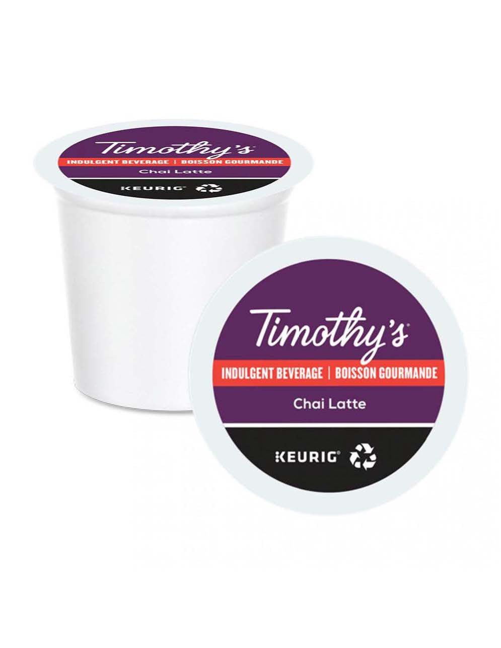 Timothy's Chai Latte K-Cup Pods, 96 Count