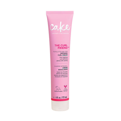 Cake Beauty Curl Defining Cream, The Curl Friend - For Curly Hair | For Frizz Control | Moisturizes & Defines | With Avocado Oil | Soybean Oil & Shea | 6 Fl Oz / 177 mL 2 Pack 🍁 All In One Marketplace Canada