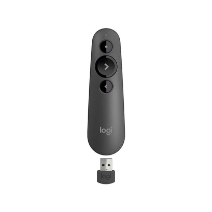 Logitech R500s Laser Presentation Remote Bluetooth USB A Receiver - Black