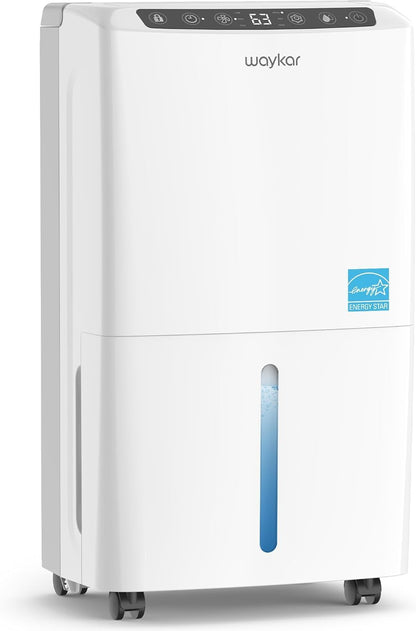Waykar 2,000 Sq. Ft Energy Star Dehumidifier for Home and Basements, with Auto or Manual Drainage, 0.6 Gal Water Tank Capacity 🍁 All In One Marketplace Canada