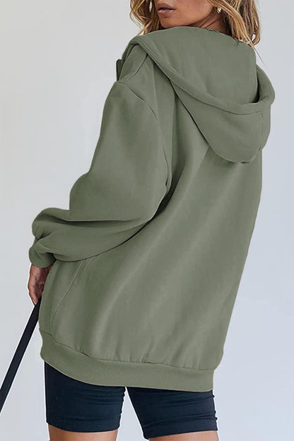 PRETTYGARDEN Women's Fall Zip Up Hoodies Sweatshirts Grey Green,M 🍁 All In One Marketplace Canada