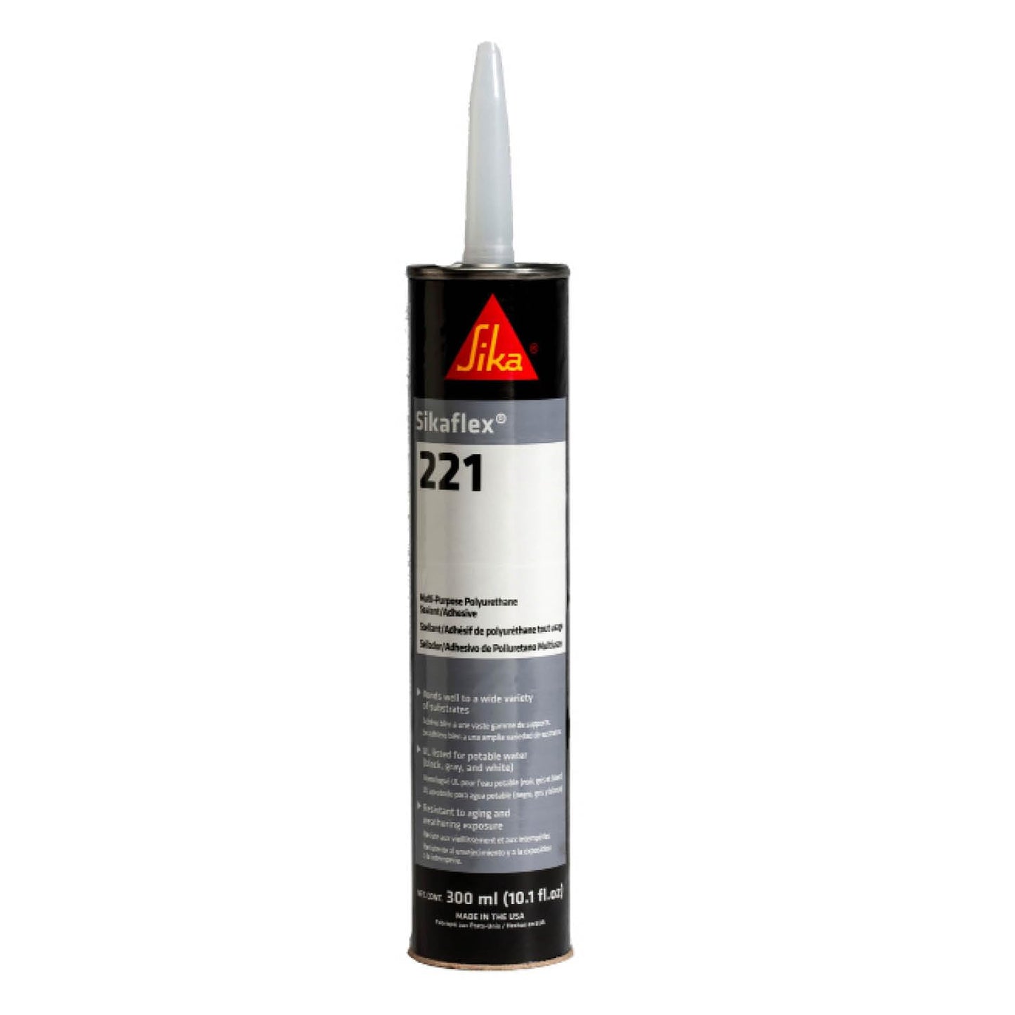 SIKA - Multi-Purpose sealant and Adhesive - Sikaflex-221 - White - Ideal for RV and Motorhome Repair - Permanent - Weather Resistant - Paintable - 300 mL 🍁 All In One Marketplace Canada