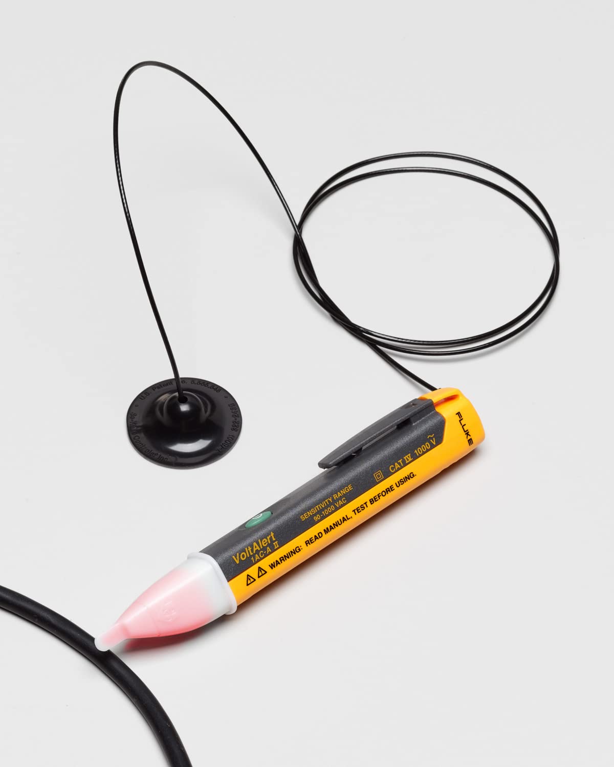 Fluke 1AC II VoltAlert Non-Contact Voltage Tester, Pocket-Sized, 90-1000V AC, Audible Beeper, CAT IV Rating Fluke