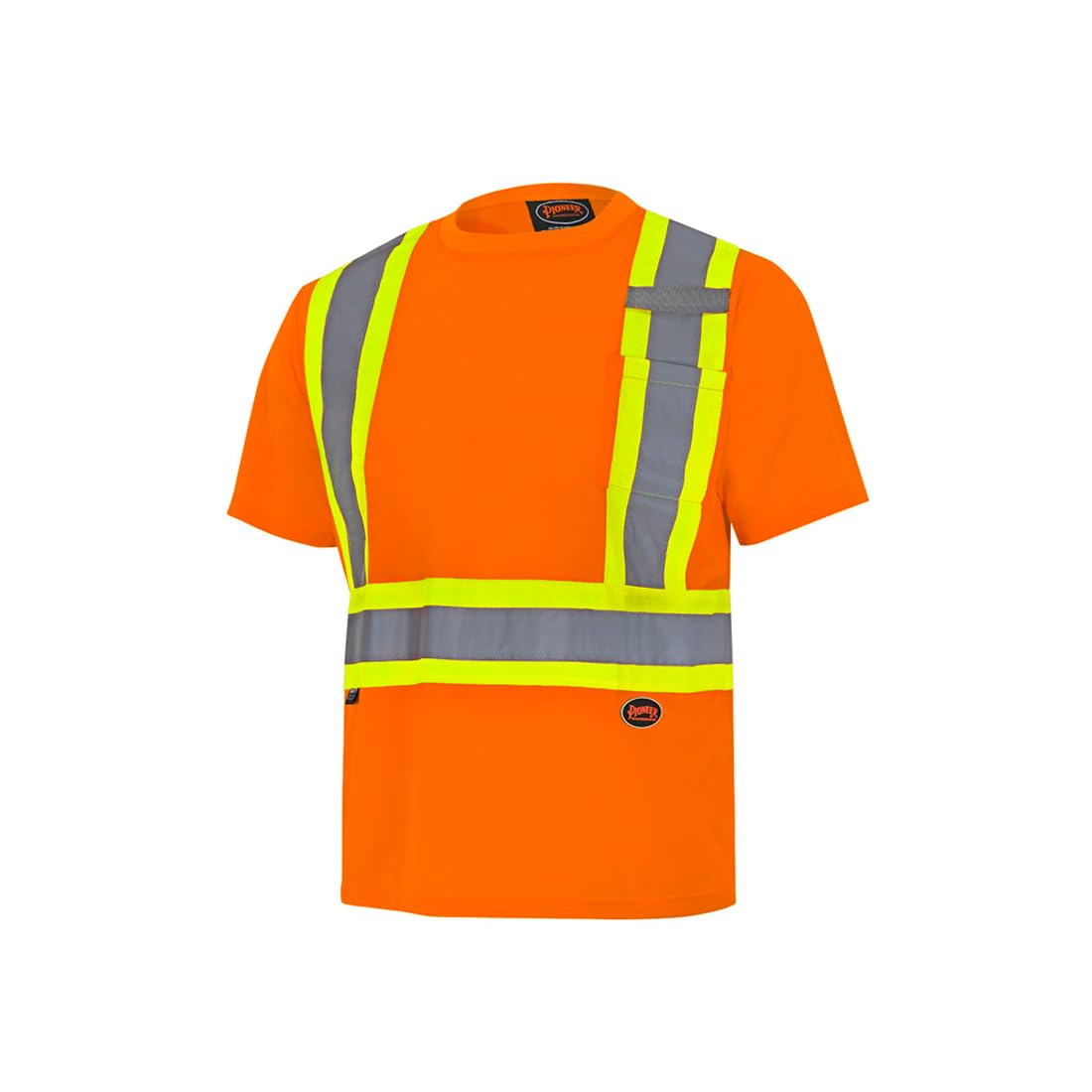 Pioneer High Vis Shirt for Men - Safety T-shirt - Class 2