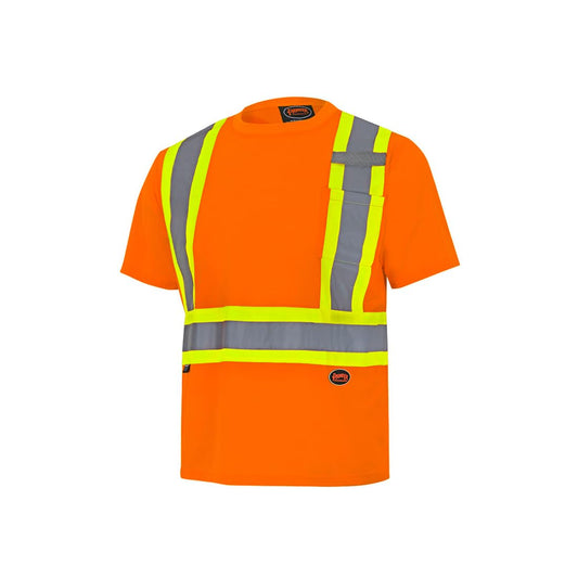 Pioneer High Vis Shirt for Men - Safety T-shirt - Class 2 🍁 All In One Marketplace Canada