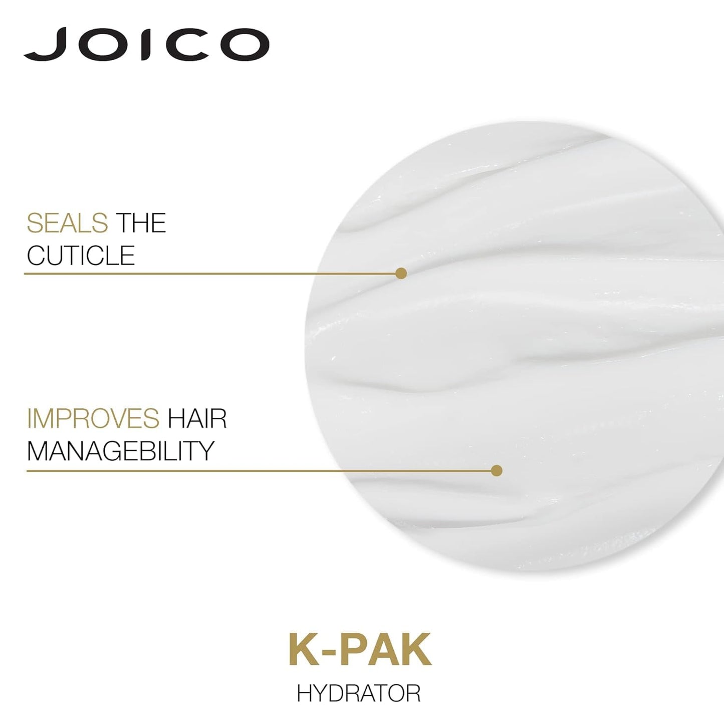 Joico K-PAK Intense Hydrator - Keratin Hair Treatment, Hair Mask for Dry Damaged Hair, Heat Protectant with Rose Hip Oil, Sulfate Free, 250mL - Available at All In One Marketplace Canada