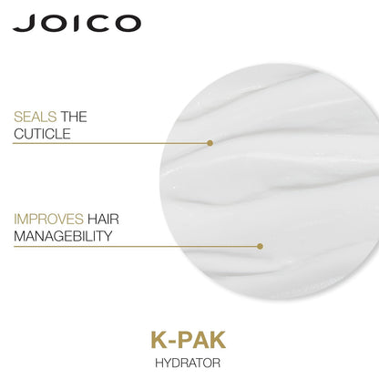 Joico K-PAK Intense Hydrator - Keratin Hair Treatment, Hair Mask for Dry Damaged Hair, Heat Protectant with Rose Hip Oil, Sulfate Free, 250mL - Available at All In One Marketplace Canada