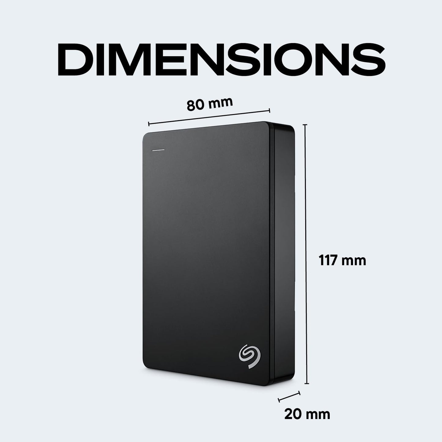 Seagate Portable 4TB External Hard Drive HDD – USB 3.0 for PC, Mac, Xbox, & Playstation - 1-Year Rescue Service (STGX4000400)