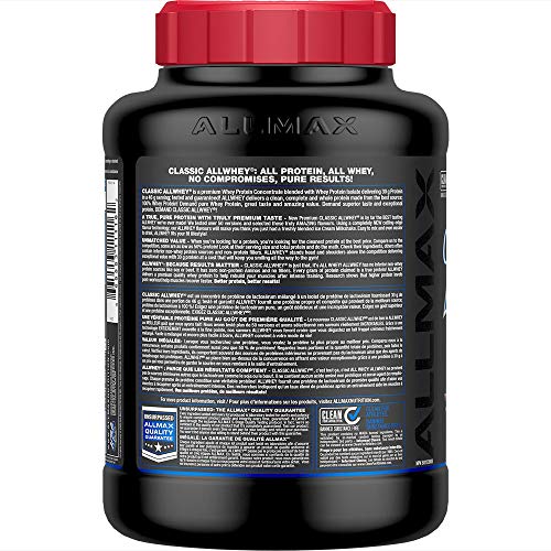 ALLMAX All Whey Classic - 100% Whey Protein Powder, Chocolate, 5 lb