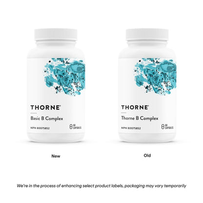 Thorne B Complex - B Vitamins in Their Active Forms - 60 Capsules - Available at All In One Marketplace Canada