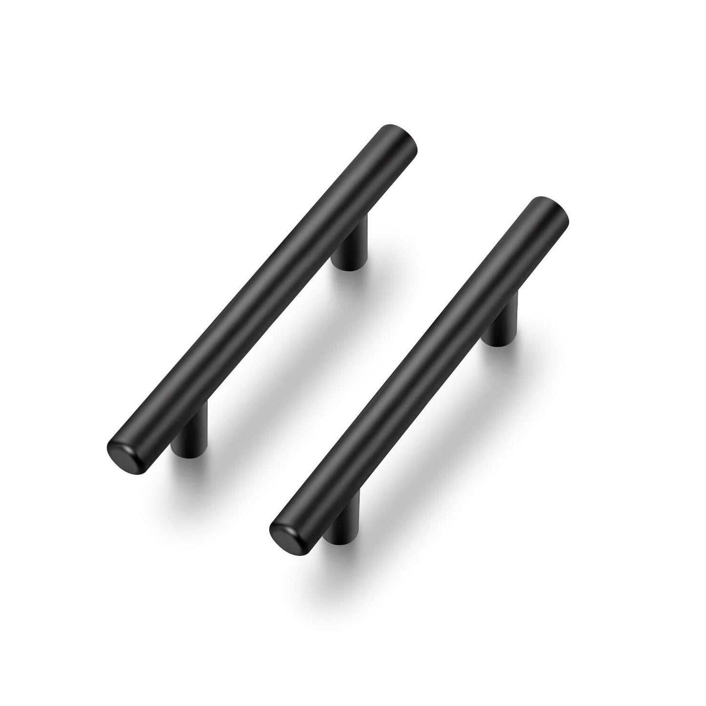 30 Pack | 5'' Cabinet Pulls Matte Black Stainless Steel Kitchen Drawer Pulls Cabinet Handles 5”Length, 3” Hole Center - Available at All In One Marketplace Canada