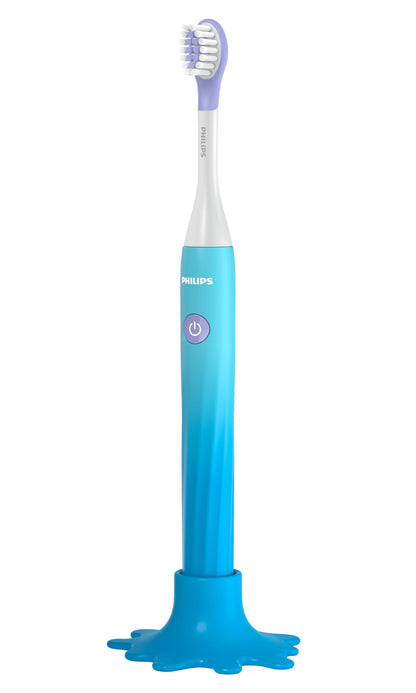 Philips One for Kids by Sonicare Battery Toothbrush Holiday Pack with 3 Brush Heads, Blue Edition 🍁 All In One Marketplace Canada