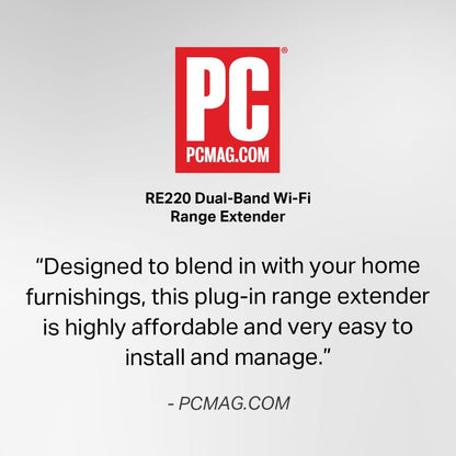 TP-Link AC750 WiFi Extender (RE220) - Covers Up to 1,200 Sq.ft and 20 Devices, Up to 750Mbps, Dual Band WiFi Range Extender, WiFi Booster to Extend Range of WiFi Internet Connection 🍁 All In One Marketplace Canada