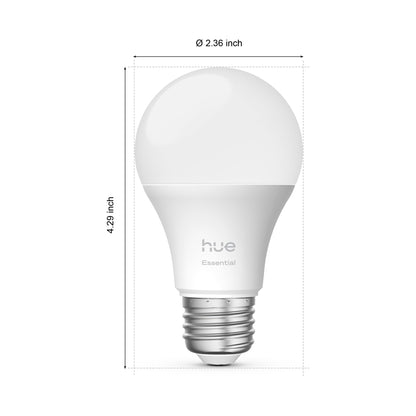Philips Hue Essential Starter Kit: Bridge + 4 Essential E26 Smart Bulbs, White and Color Ambiance, 2200K-6500K, Dimmable, Works with Alexa, Google Assistant, Samsung SmartThings, Apple Home 🍁 All In One Marketplace Canada Philips Hue