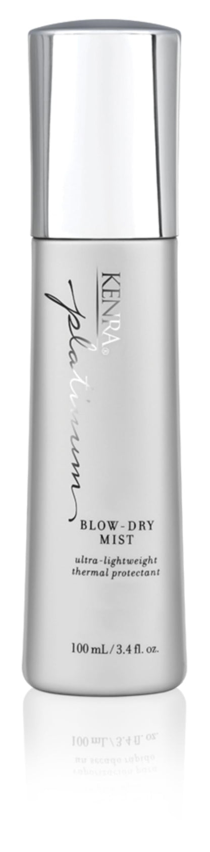 Kenra Platinum Blow-Dry Mist | Ultra Lightweight Thermal Heat Protectant | Reduces Dry Time & Frizz | Fine to Medium Hair | 100 mL - Available at All In One Marketplace Canada
