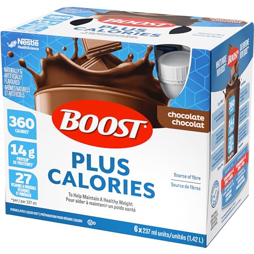 BOOST PLUS Chocolate Complete Nutrition Drink – 24 Pack (6.2 kg)