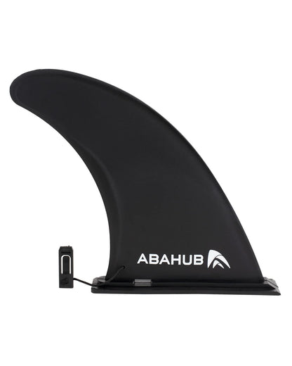Abahub 9'' SUP Fin Inflatable Paddle Board Replacement Fins, Quick Release Slide in Detachable Center Fin for iSUP Stand UP Paddleboard Inflatable Boards 9 Inch 1 Pack Black