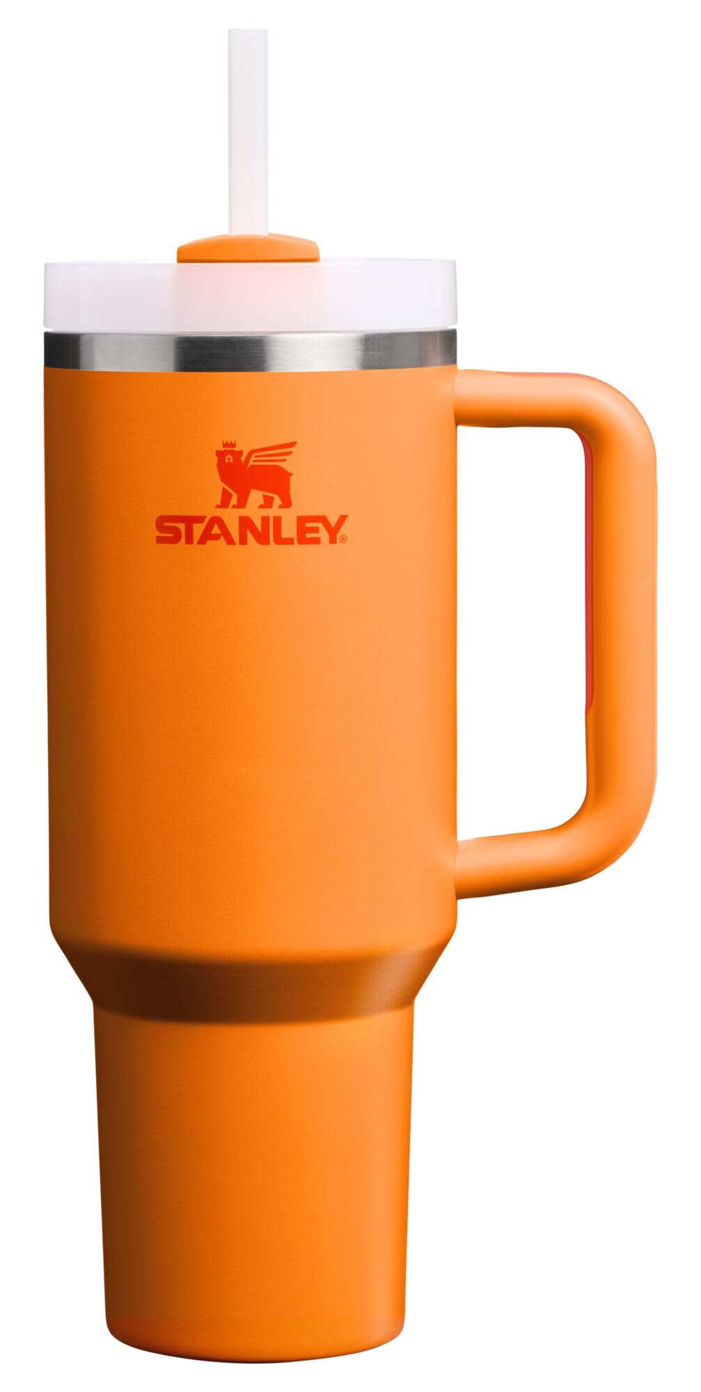 STANLEY Gobelet Quencher H2.0 avec poignée et paille 1,18 L | Couvercle 3 positions Flowstate | Compatible porte-gobelet pour les voyages | Tasse isotherme en acier inoxydable | Sans BPA | Doré Corail