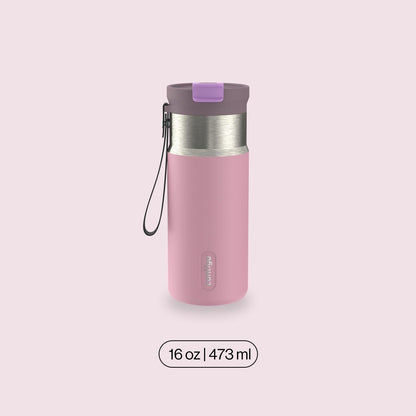 Contigo DualSip 16 oz Compact Water Bottle w/ 2-Way Lid (Drink from Straw or Spout) | Vacuum-Insulated Stainless Steel for Cold Drinks | 100% Leakproof | BPA & Lead-Free | Dishwasher Safe 🍁 All In One Marketplace Canada