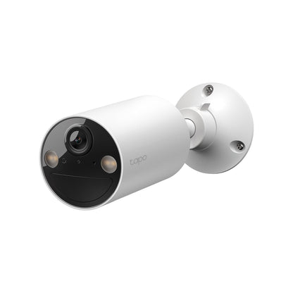 TP-Link Tapo Wire-Free Outdoor 2K Security Camera, 1-6 Months Battery Life, Smart Person and Motion Detection, SD/Cloud Storage, Spotlight Color Night Vision, No Hub Needed (Tapo C410)