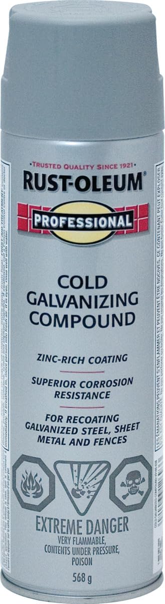 Professional Cold Galvanizing Compound Spray in Metal Silver