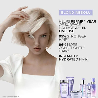 Kérastase Blond Absolu Purple Shampoo for Lightened & Grey Hair, 250 mL