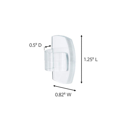 Command 17017CLRAWVPES Outdoor Light Clips, 32 Clips, 36 Strips Command