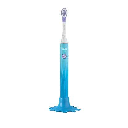 Philips One for Kids by Sonicare Battery Toothbrush Holiday Pack with 3 Brush Heads, Blue Edition 🍁 All In One Marketplace Canada