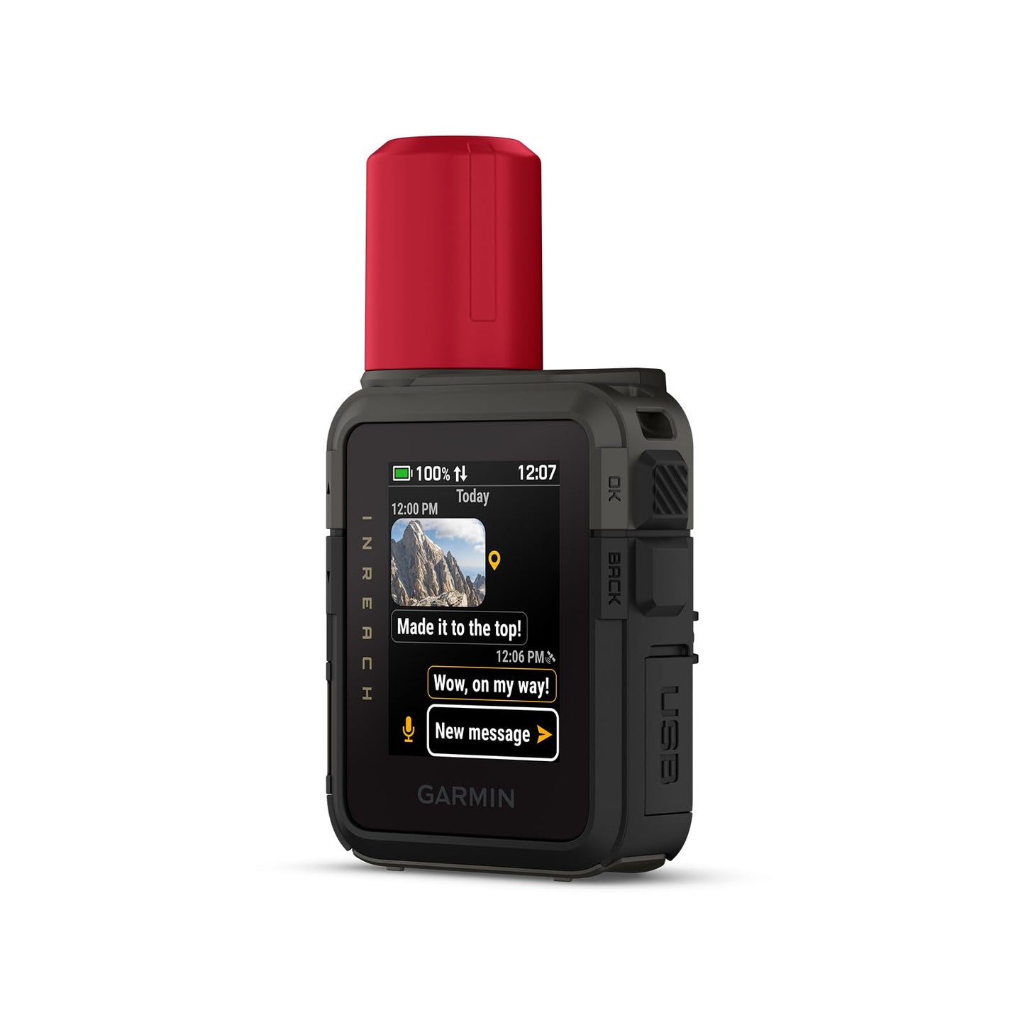 Garmin inReach® Mini 3 Plus, Rugged Global Satellite Communicator with Touchscreen Texting, Photo & Voice Messaging, Emergency SOS Messages & Battery Up to 350 Hours with 10-min inReach® Tracking Garmin