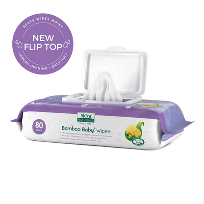 Aleva Naturals Bamboo Baby Wipes, 480 Count