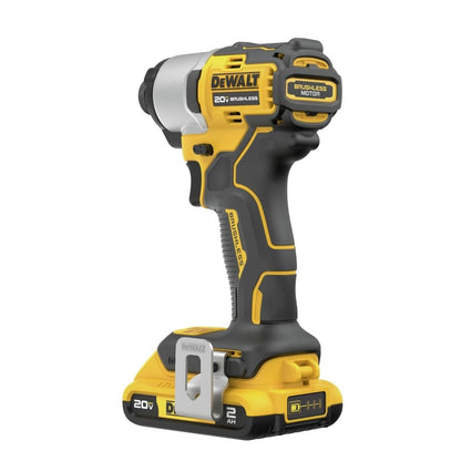DEWALT 20V MAX Brushless Cordless Impact Driver 1/4-In, Lightweight, Variable Speed, LED (DCF840D1) DEWALT
