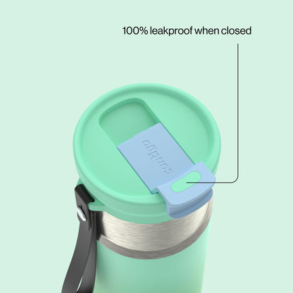 Contigo DualSip 16 oz Compact Water Bottle w/ 2-Way Lid (Drink from Straw or Spout) | Vacuum-Insulated Stainless Steel for Cold Drinks | 100% Leakproof | BPA & Lead-Free | Dishwasher Safe 🍁 All In One Marketplace Canada