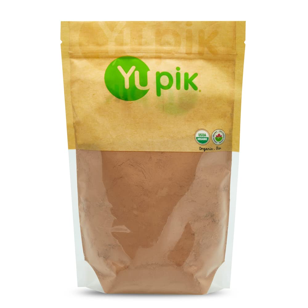 Yupik Organic Natural Cocoa Powder 1kg – Unsweetened, Certified Organic & Gluten-Free