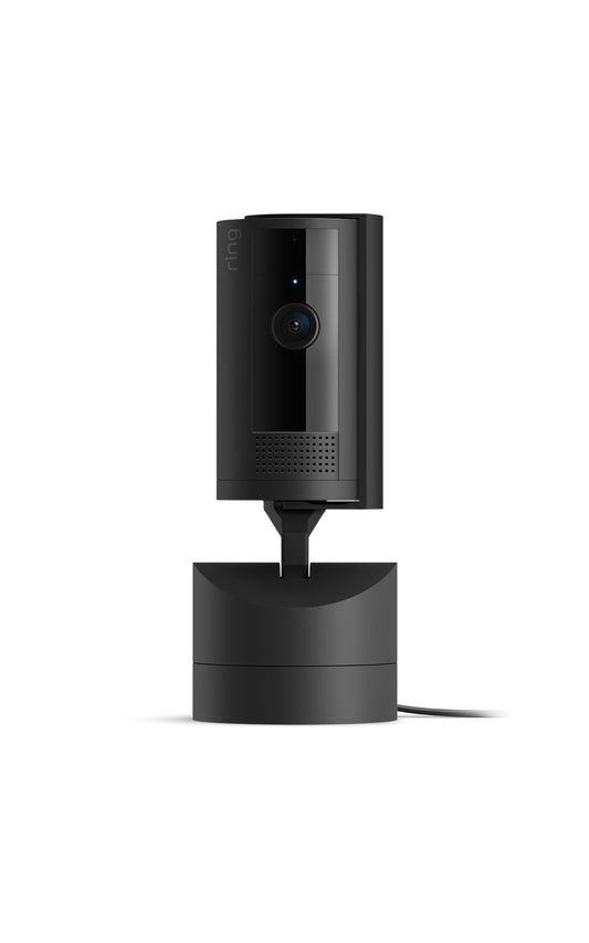 Ring Pan-Tilt Indoor Cam | See all around with 360° pan coverage, HD video, plus Two-Way Talk (2024 release) | Black