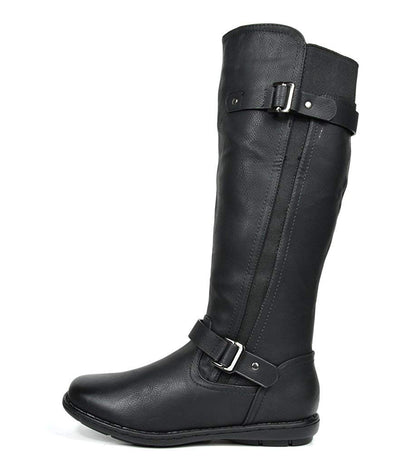 DREAM PAIRS Women Knee High Faux Fur Lined Boots,Black,8 🍁 All In One Marketplace Canada