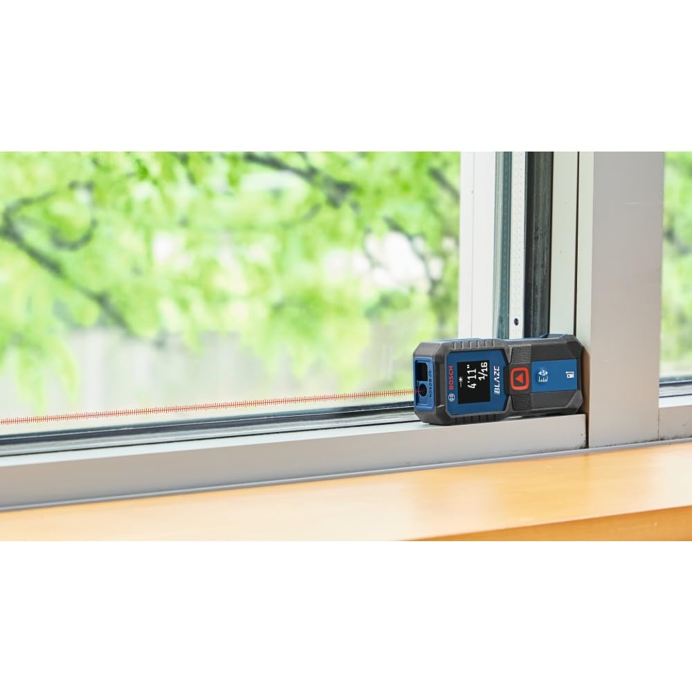 BOSCH GLM100-23 100 Ft Blaze Laser Distance Measure, Includes 2 AA Batteries, Distance Measuring Laser - Available at All In One Marketplace Canada