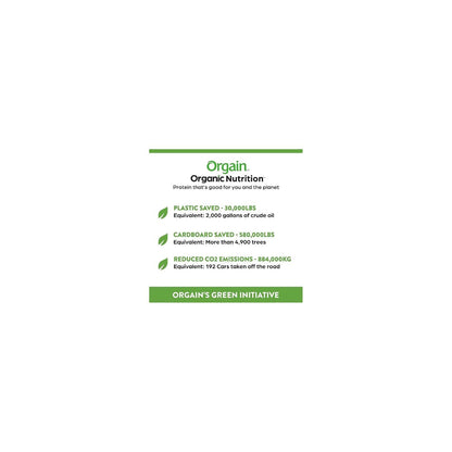 Orgain Organic Plant-Based Vanilla Bean Protein Powder - Vegan, Dairy-Free, Gluten-Free, 920g
