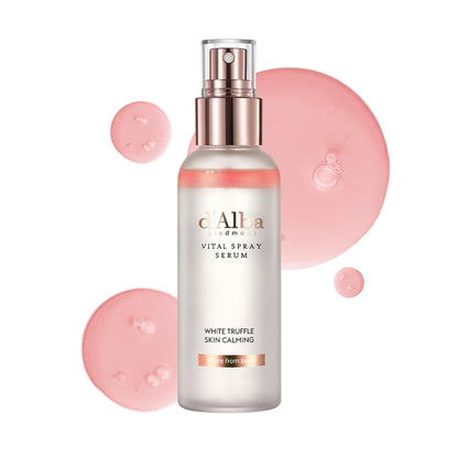 d'alba Piedmont Italian White Truffle Vital Spray Serum, Vegan Skincare, Calming and Hydrating Facial Mist with White Truffles for Red and Sensitive Skin, Glow Serum, Surfactant Free, All in One Care, Korean Skincare - Available at All In One Marketplace Canada
