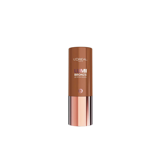 L'Oreal Paris Lumi Bronze Le Stick Soleil Bronzer Stick, Cream-To-Powder Bronzer For A Sunkissed Face Makeup Glow, 120 Copper Bronzette - Available at All In One Marketplace Canada
