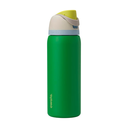 Owala FreeSip Insulated Stainless Steel Water Bottle with Straw, BPA-Free Sports Water Bottle, Great for Travel, 32 Oz, Putting Green