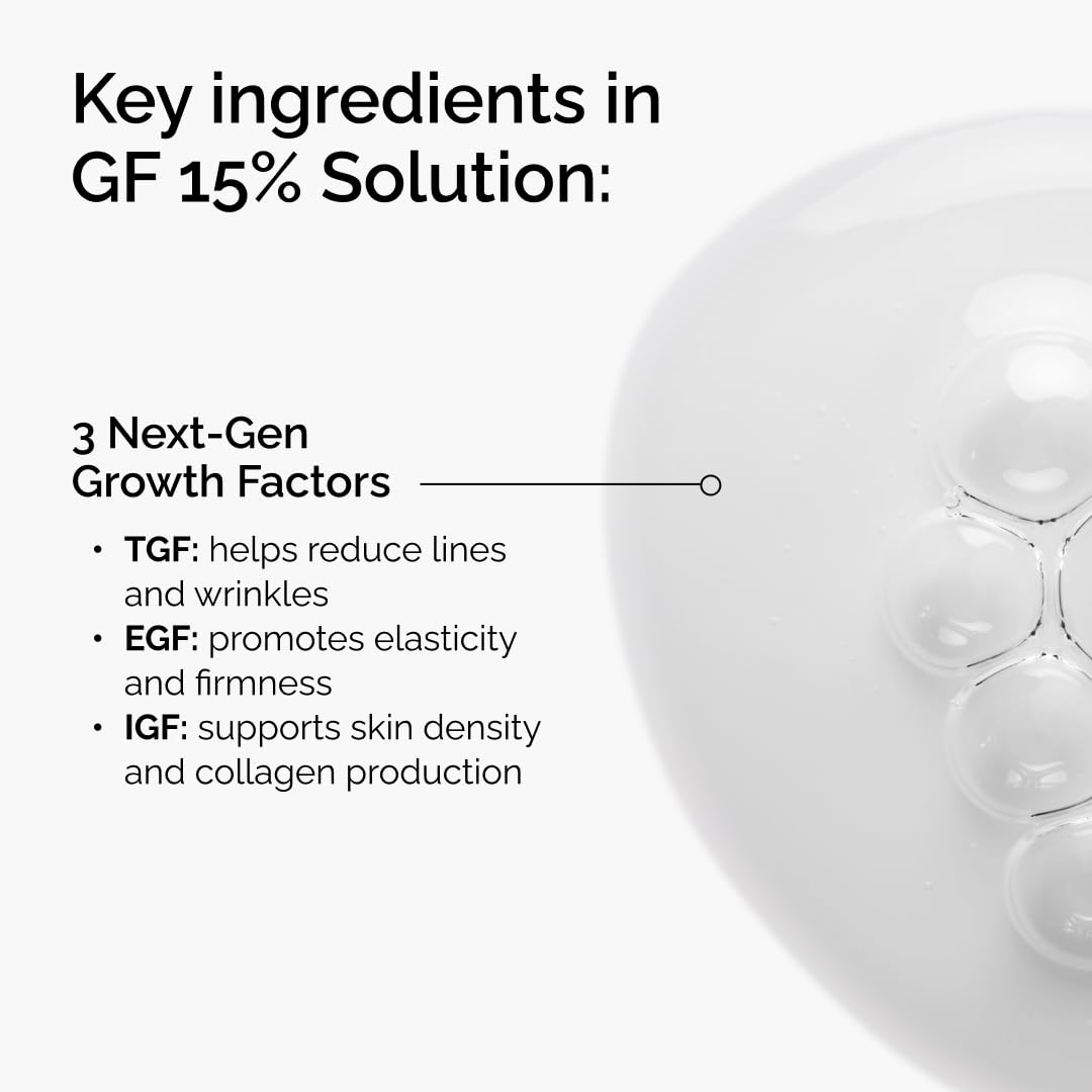 The Ordinary GF 15% Solution, Anti-Aging Formula for Visible Skin & Wrinkle Repair, 30 ml The Ordinary
