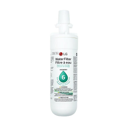 LG LT700P2-6 Month / 200 Gallon Capacity Per Unit/Replacement Refrigerator Water Filter (NSF42, NSF53, and NSF401) ADQ36006121﻿